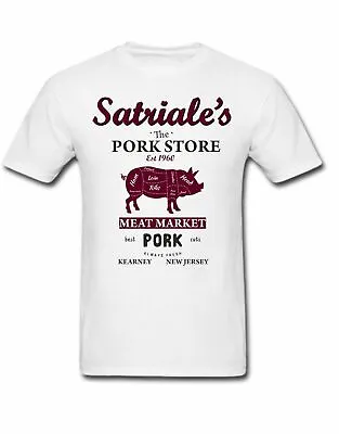 The Sopranos T-Shirt Satriales Pork Store New Jersey Gangster Mobster TV UK • £5.99