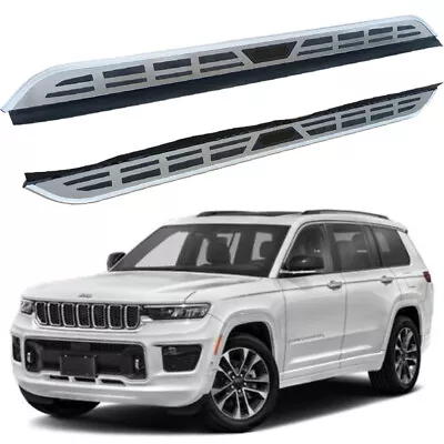 Running Board Fits For Jeep Grand Cherokee L 2022-2024 Side Step Nerf Bar Stairs • $496.35