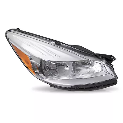 Headlight For 2013-2016 Ford Escape Halogen Chrome Right Passenger Side Headlamp • $108.14