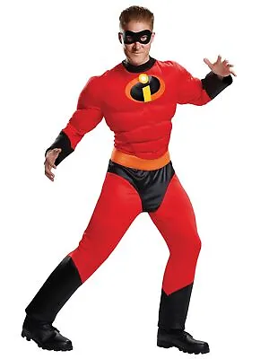 Mr Incredible Muscle Disney Pixar The Incredibles 2 Superhero Mens Costume L/XL • £95.94