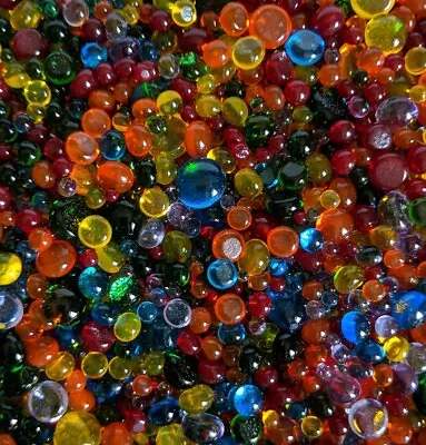 90 COE Bullseye Glass Fusing Dots Frit Balls Bold Colors Transparent Mix  • $14.74