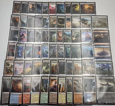 65 LANDS 7 Cycles Commander Cube Castle Garenbrig Locthwain Manlands TEMPLE • $45