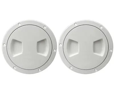 £10.99 • Buy 2 X Marine 4 Inch Plastic Boat Deck Hatch/Deck Plate For Boat/Yacht