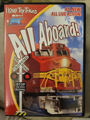 I Love Toy Trains Series All Aboard! DVD Model Train Action Railroads • $5.99