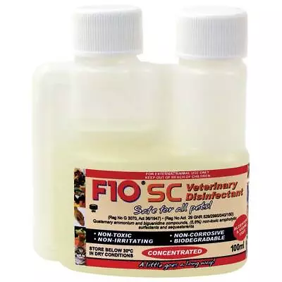 F10 SC Veterinary Disinfectant 100ml • £19