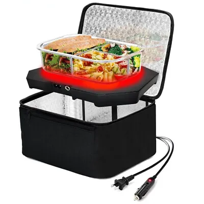 110V/12V/24V Portable Mini Oven Personal Heated Lunch Box For Car Truck Office • $34.99