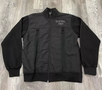 G-STAR Jacket Men’s Medium Black Polyester Full Zip • $24.59