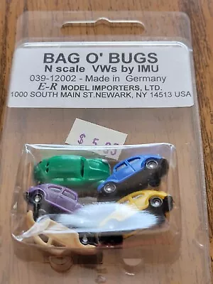 N Scale NIP Lot Of 5 Different Colors Volswagon Beetles Real Nice • $6