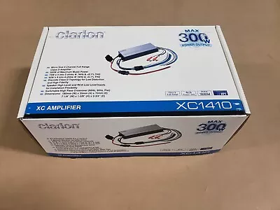 Clarion 300w 4 Channel Micro Size Class D Full Range Amplifier #xc1410 • $160