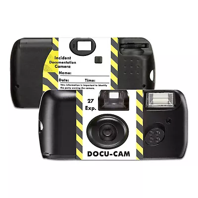 5 Docu-Cam Single Use Disposable Accident Cameras KODAK 400 Speed Film • $83.45