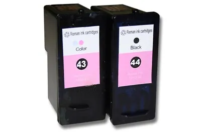 Set Of Ink Cartridges (2x) For Lexmark 44XL / 44 / 42 / 42a / 43 / 41 / 41a • £30