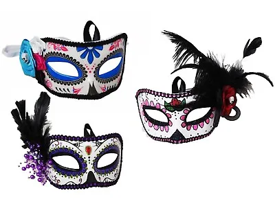 Adult Mask Sugar Celebration Masquarade Gothic Nemesis Now Dress Up Fun • £9.99