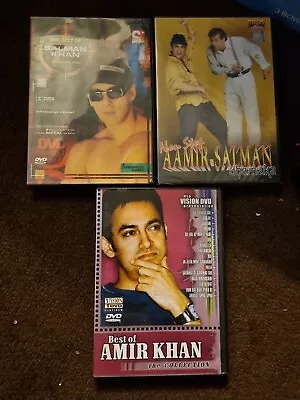 Bollywood Amir Khan And Salman Khan Superhits Dvds Collection (4 In Total) • £7.95