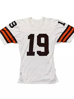 VTG Cleveland Browns Bernie Kosar #19 Sand Knit Durene Team Issue Jersey Sz 36 • $297.99