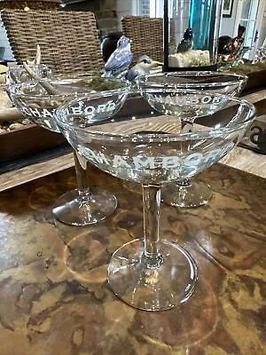 Chambord Martini/champagne Glasses- Set Of 3 • $14.99