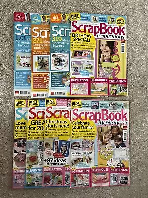 Scrapbook Inspirations Magazine X 8 **Great Condition** • £5