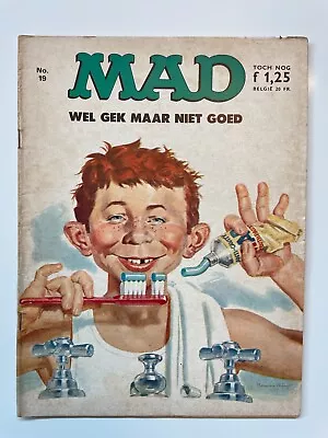 Mad Magazine (Netherlands) #19. VERY RARE Free Shipping! HTF 1960’s Dutch • $30