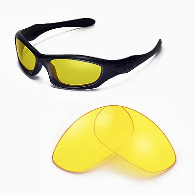 $12.99 • Buy New Walleva Yellow Replacement Lenses For Oakley Monster Dog
