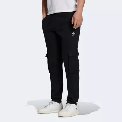 $89 • Buy Adidas Essentials Trefoil Cargo Pants Size M *AU Stock