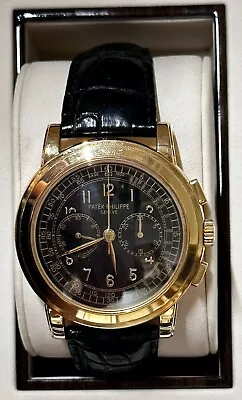 PATEK PHILIPPE Men's 18K YG Chronograph Wristwatch Ref.#5070 - $200K APR W/ COA! • $84900