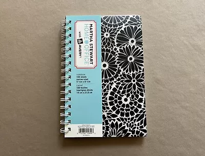 Martha Stewart Home Office 100 Sheet Narrow Ruled Notebook~5 1/2” X 8 1/2” New • $12.99