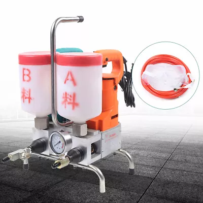 Electric Epoxy Injection Piston Pump Polyurethane Foam Grouting Machine 1500W  • $391.40