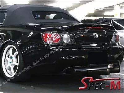 Original Painted NH 547 Black Trunk Spoiler Lip Fit Honda S2000 AP1 AP2 • $128.95