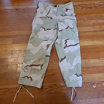 Goretex Extended Cold Weather Trousers Desert Camouflage Rain Pant Med-Reg Nwot  • $42.74