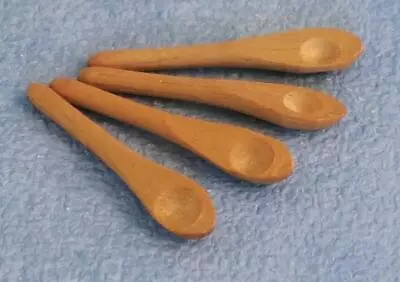 Miniature Dollhouse 1:12 Scale Wooden Spoons (set Of 4) - D975 • $3.99