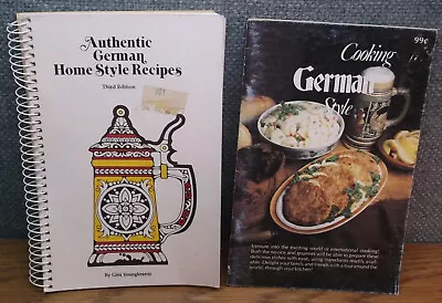 VINTAGE LOT Cookbooks GERMAN Authentic Home Style Recipes Cooking Youngkrantz 3r • $20