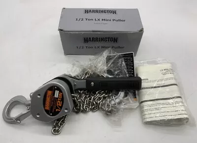 Harrington Tools 1/2 Ton LX Mini Puller Hoist Come Along (GAL141159) • $249.99