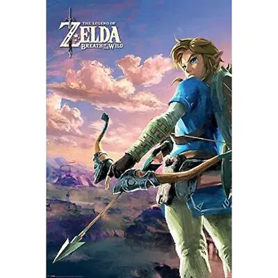 Zelda Breath Of The Wild Hyrule Landscape Poster • $20.95