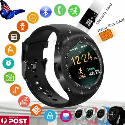 $18.89 • Buy Waterproof Y1 Smart Watch SIM Camera Wristwatch For IPhone Samsung Android Phone