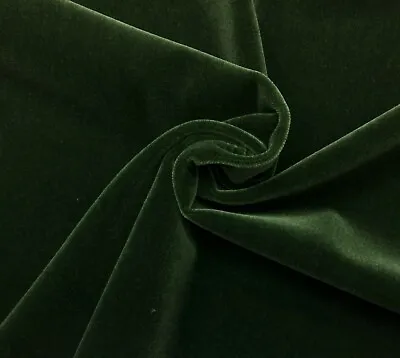 Beacon Hill Plush Mohair Seaweed Green Velvet Furniture Drapery Fabric Bty 55 W • $83.99