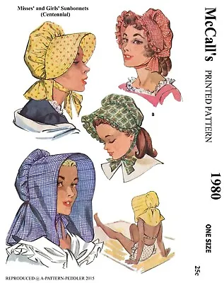 McCall's 1980 Pattern HATS Bonnets Cap Chapeau Chemo • $5.49