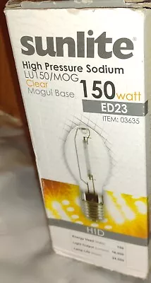 Sunlite LU150/MED 150 Watt High Pressure Sodium Light Bulb Medium Base • $8