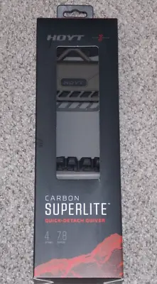 NEW Hoyt Carbon Superlite Quick-Detach 4 Arrow Bow Quiver- Wilderness-Super Lite • $189.99