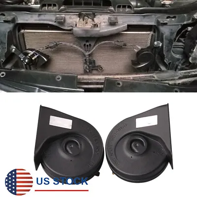 2Pcs Universal Snail Horn 110-125DB For Car Motorcycle Truck Waterproof US Stock • $26.90
