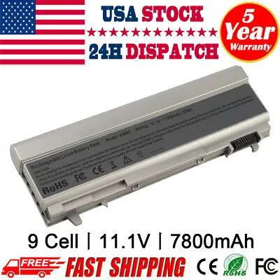 7800mAh Battery For Dell Latitude Fit: E6400 E6500 E6410 E6510 4M529 F8TTW KY477 • $23.99