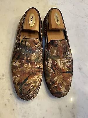 Zara Men Shoes Size 42 Hunting Camo Slip On Slipper Loafer US 9 Dress Casual • $28