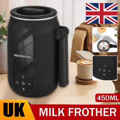 500W Electric Milk Frother Steamer & Warmer Frothy Hot Chocolate Coffee LattesUK • £25.99