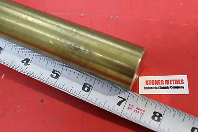 1-1/4  Brass C360 Round Bar 7  Long H02 Solid Rod New Lathe Bar Stock 1.25  OD • $34.99