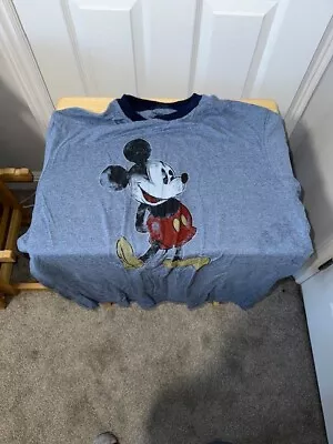 Mickey Mouse  Blue Gray T-shirt Large • $5