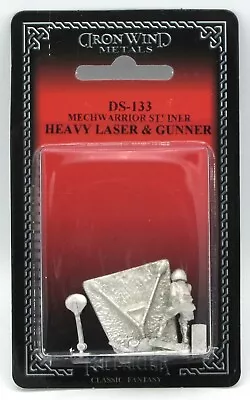 Ral Partha DS-133 Steiner Heavy Laser & Gunner (Mechwarrior) Battletroops  • $11.99