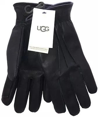 UGG Geniune 3-Point Leather Glove Men's XL Black Model 100064 NEW WITH TAGS • $75