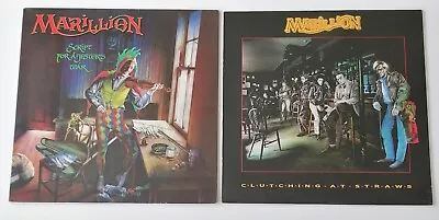 Marillion-Script From A Jester's Tear/Clutching At Straws- 2 X UK Vinyl LP's VG+ • $24.25