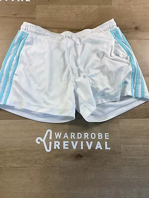 Vintage Adidas Shorts Womens Running Track Athletic Trefoil USA Vtg MEDIUM • $35