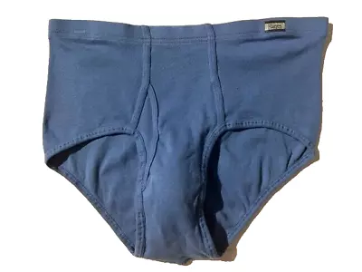 New HANES Men Comfort Soft Waistband Mid Rise Brief Underwear Blue Cotton Sz XL • $10