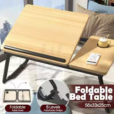 Foldable Laptop Stand Desk Table Tray Bed Study Portable Adjustable NEW • $21.95