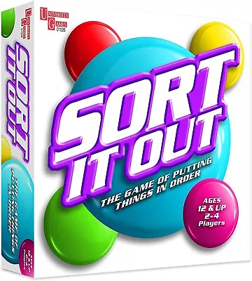 £12.99 • Buy Sort It Out Board Game The Game Of Putting Things In Order *S